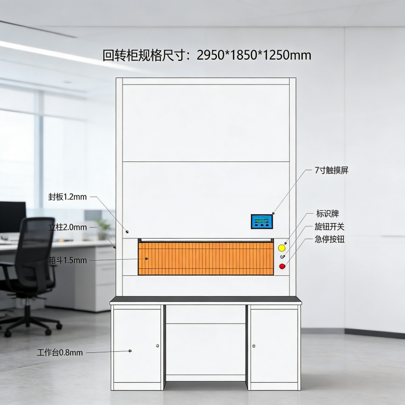 智能档案自动盘库柜冷轧钢选层档案柜数控智能回转存储柜