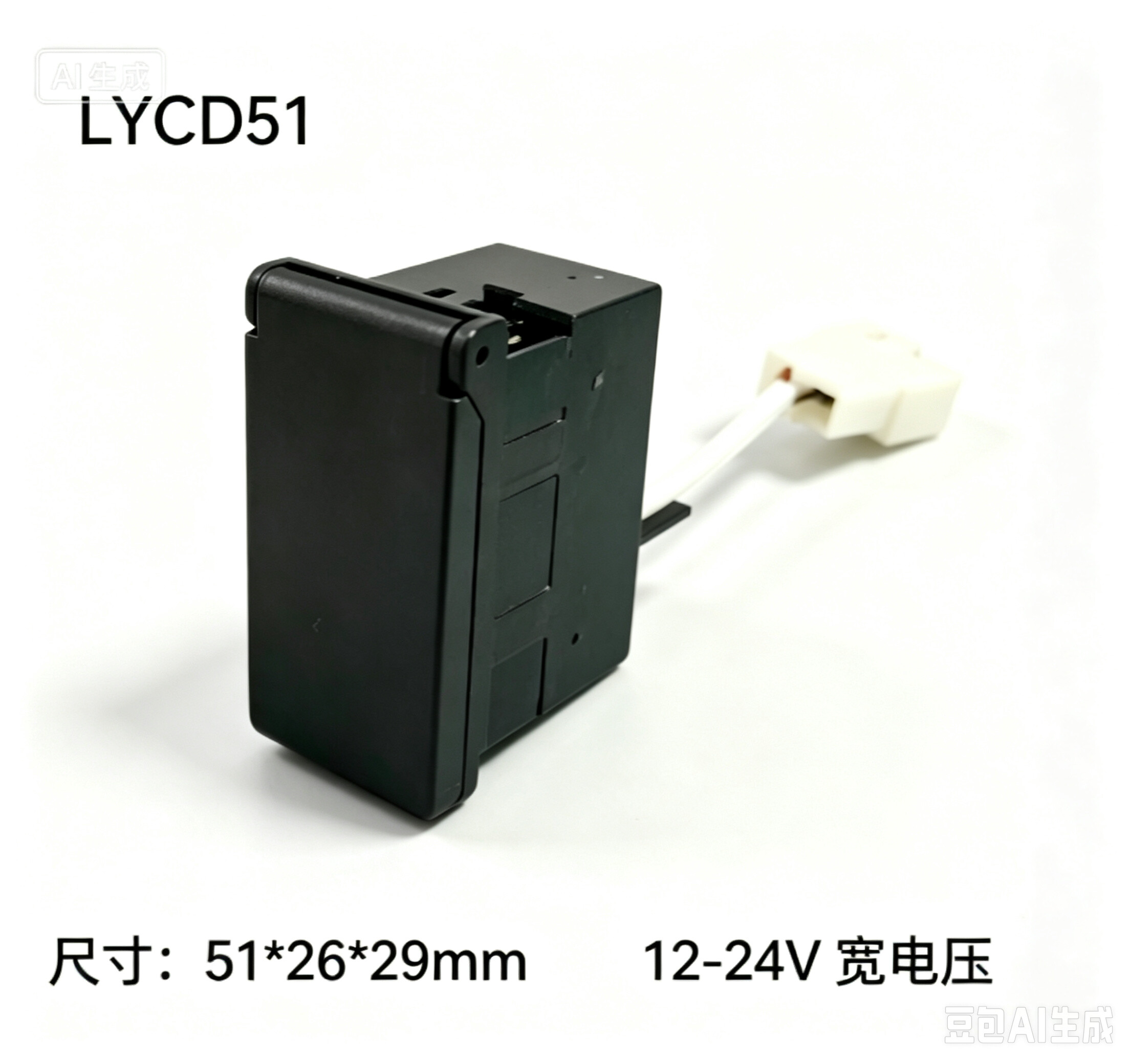 客车车载 USB 充电器 PD+QC3.0 双口快充大巴嵌入式车充商用车