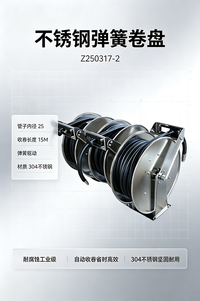 不锈钢弹簧卷盘
