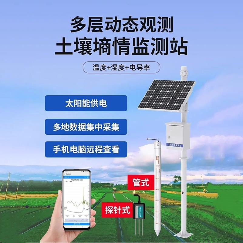 碧野千里  管式土壤墒情监测仪24小时在线监测土壤湿温度监测系统