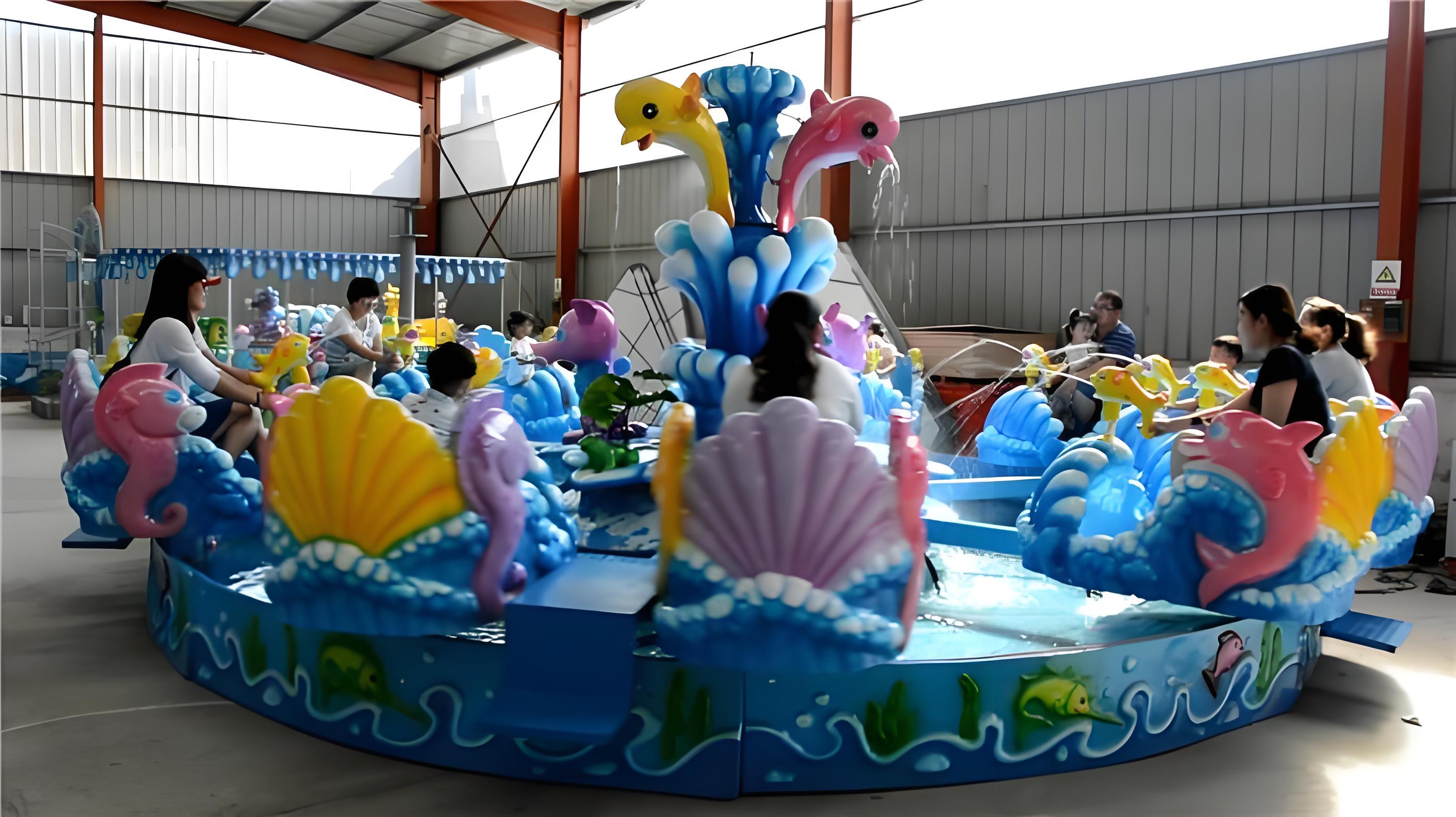 河北水陆战车游乐设备  水上欢乐岛游乐设备