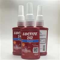 LOCTITE242胶水上海乐泰242螺纹锁固剂触变性50ML/250ML