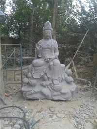 甘肃曲阳雕刻笑佛石雕工艺