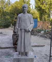 江西加工定制汉白玉孔子石雕像设计图片