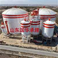 粉煤灰钢板仓  焦炭钢板仓使用年限 国华仓储 使用寿命长 