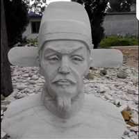 黑龙江广场汉白玉孔子石雕设计