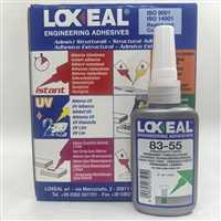 湖南乐赛尔工业胶粘剂经销商，LOXEAL83-55厌氧胶.红色适用有油表面