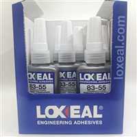 湖北乐赛尔工业胶粘剂经销商，LOXEAL83-55厌氧胶.红色适用有油表面