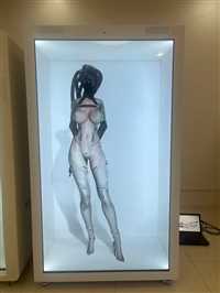 AI虚拟导游广西全息舱  75寸半圆全息舱供应商