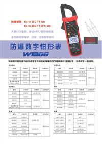 防爆钳形表WB06工作原理有效值测量