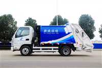 新能源江淮骏铃蓝牌压缩垃圾车  价格优惠质保2年