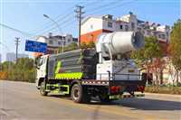 新能源重汽豪沃TX电动抑尘车适用于园林绿化  驾驶室自动操作控制