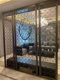 天津不锈钢屏风酒柜定制公司