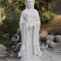 重庆花岗岩石雕汉白玉石雕送子观音价格