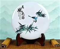 玉安扣雕件 花鸟走兽雕件原石雕刻摆件