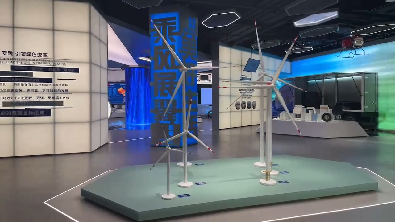展會風電力旋轉模型 視頻