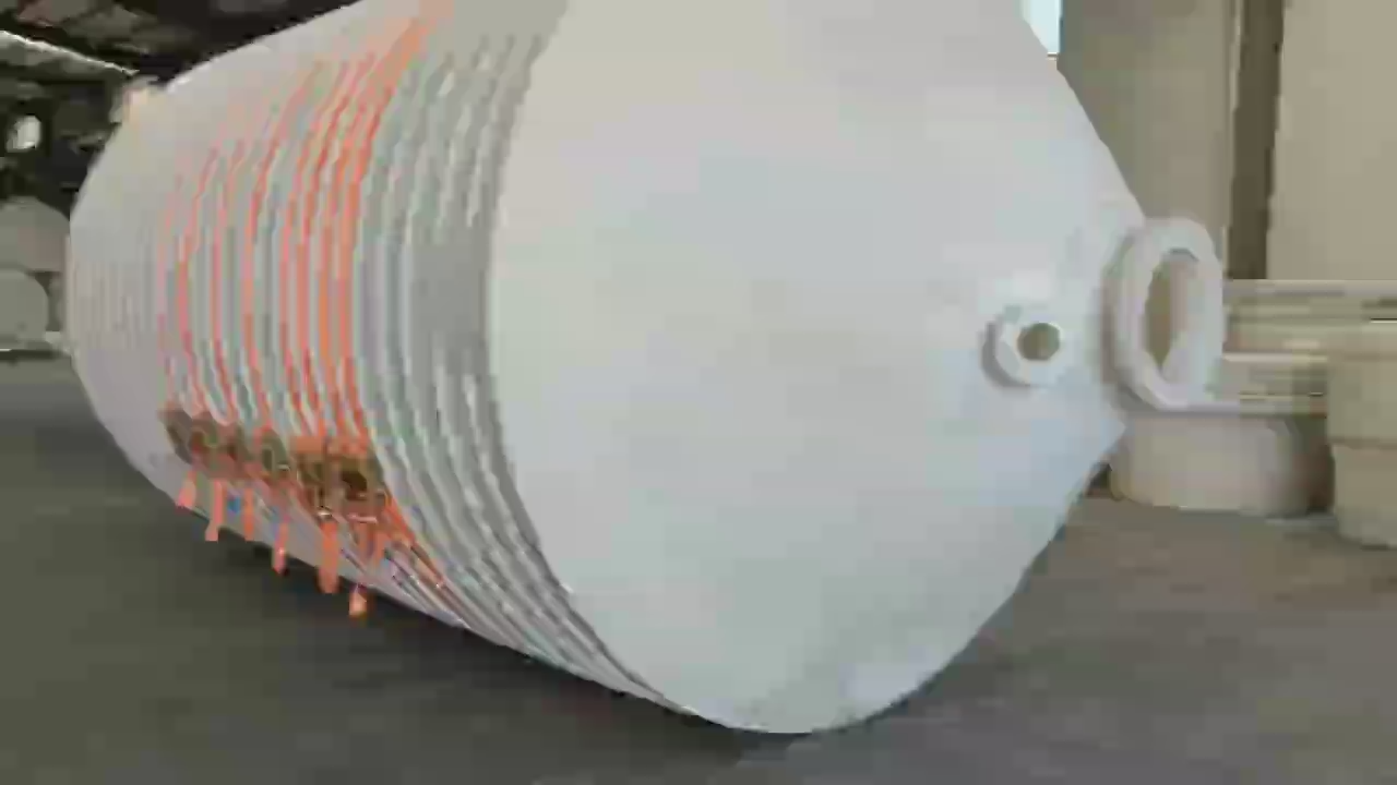 50噸石英砂酸洗罐制作完成 視頻